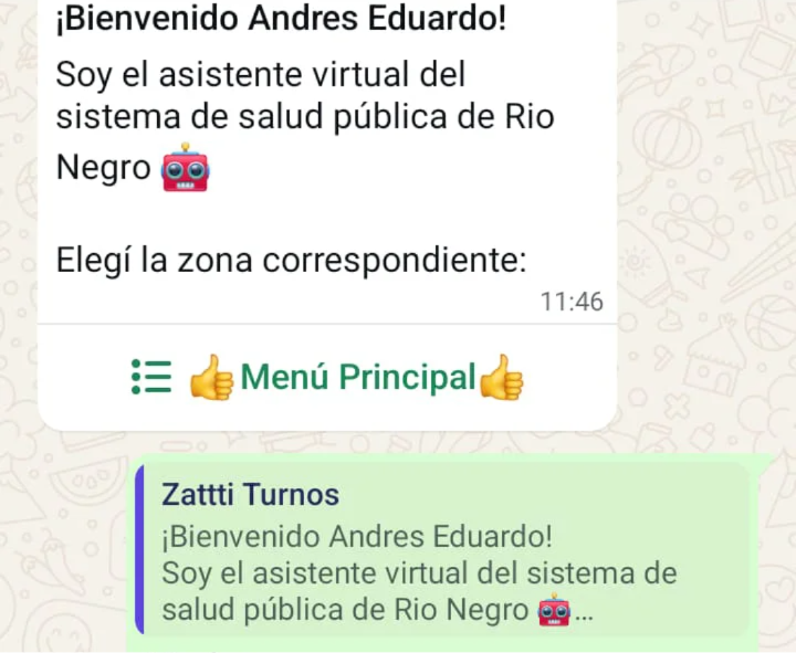 HOSPITAL ZATTI TURNOS WHATSAPP