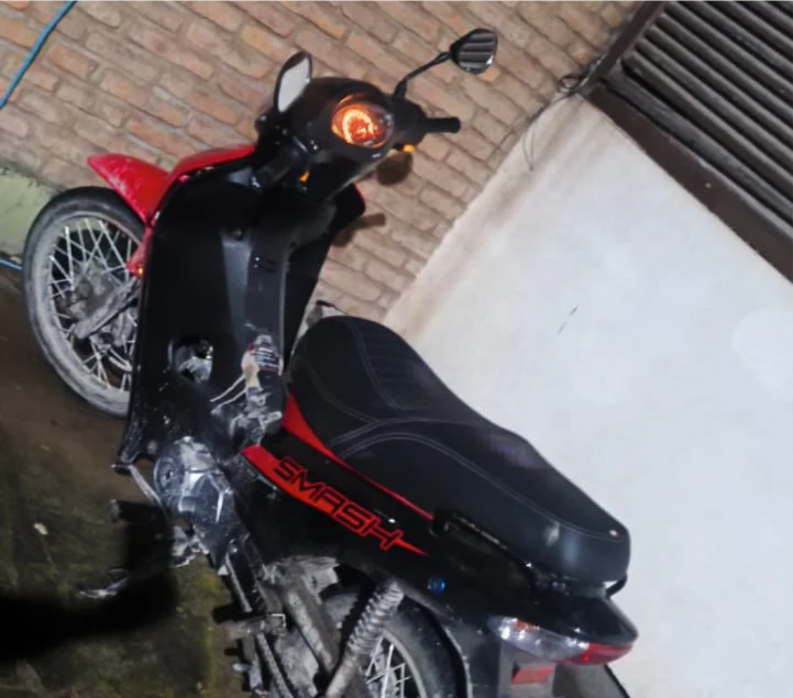 MOTO ROBADA SECUESTRADA