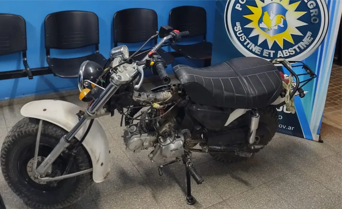 VIEDMA MOTO RECUPERADA