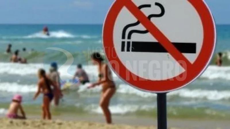 playa prohibido fumar