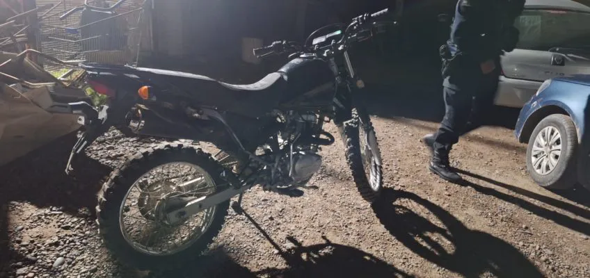 MOTO SECUESTRADA EN VIEDMA