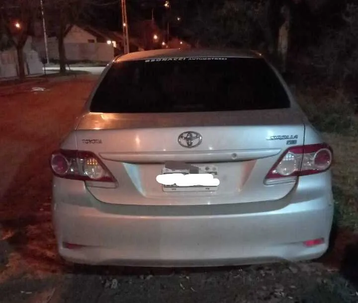 AUTO ROBADO EN UNA CHACRA DEL IDEVI
