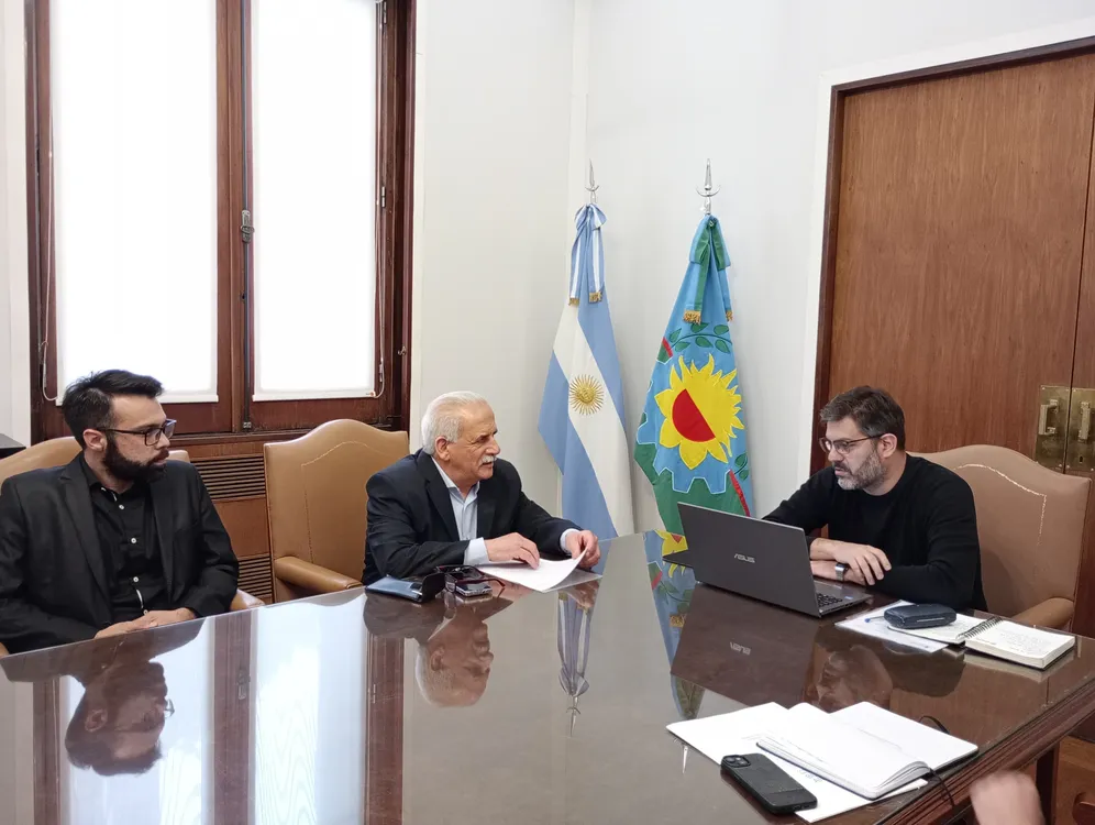 FRANCO BALCARCE, RICARDO MARINO Y CARLOS BIANCO