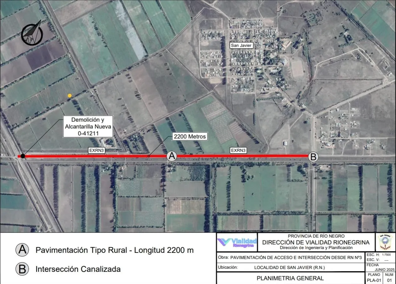 SAN JAVIER, ACCESO, PROYECTO