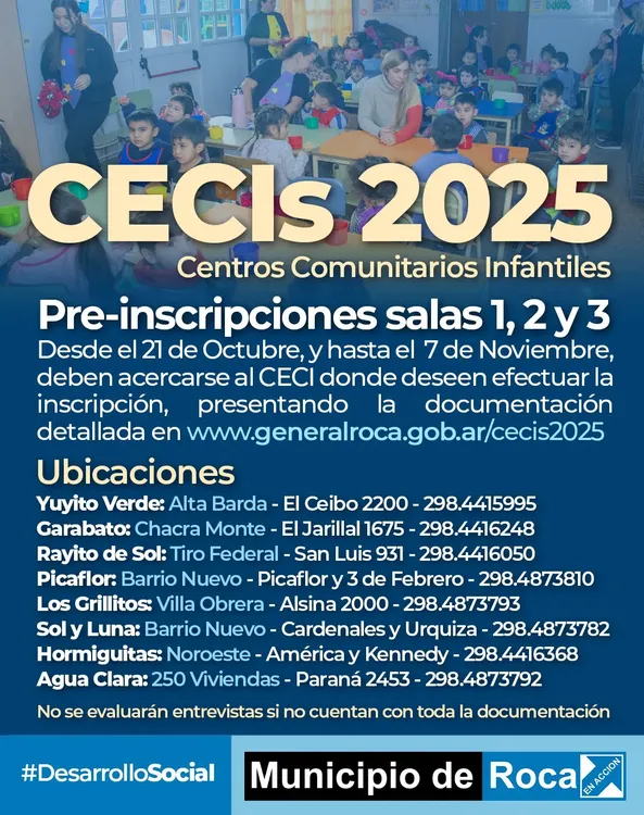 EXTENSION PRE-INSCRIPCION CECIS