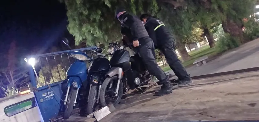VIEDMA, MOTOS SECUESTRADAS