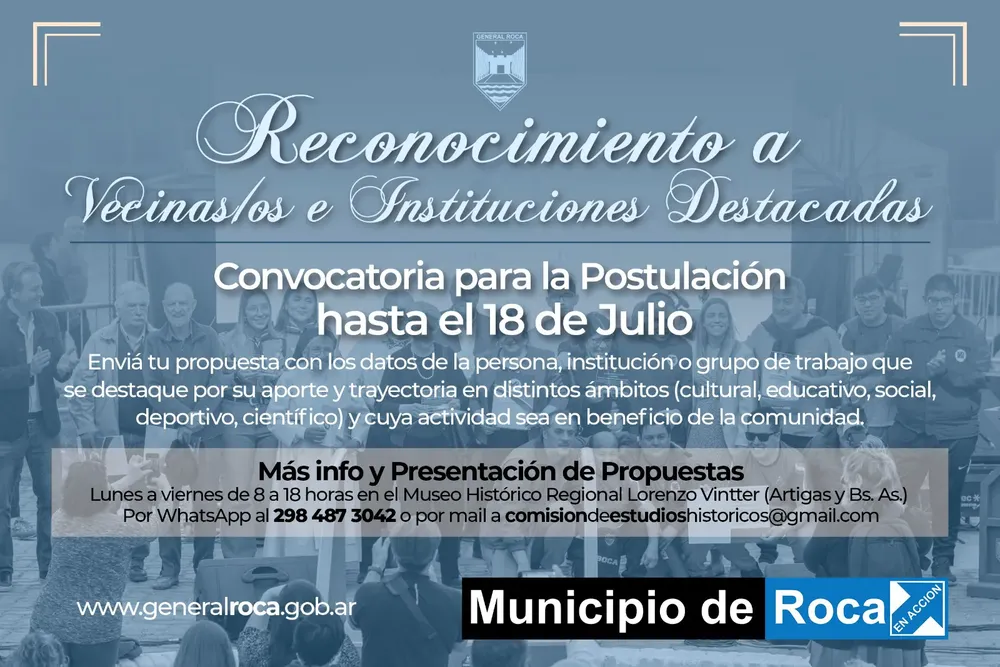 CONVOCATORIA VECINOS DESTACADOS