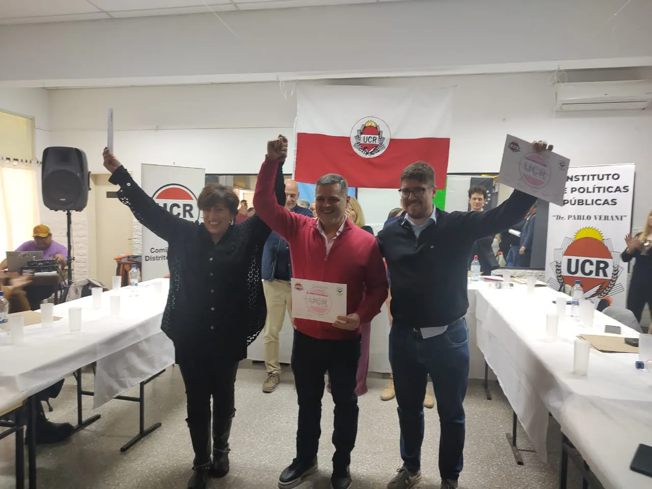 ARIEL BERNATENE, Viviana Cuevas, Miguel Evans