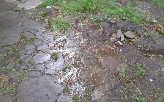FILTRACION, AGUA, VEREDA