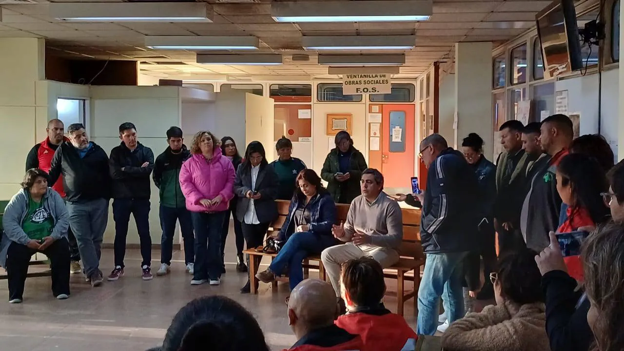 SIERRA GRANDE, HOSPITAL, MEDIDAS DE FUERZA