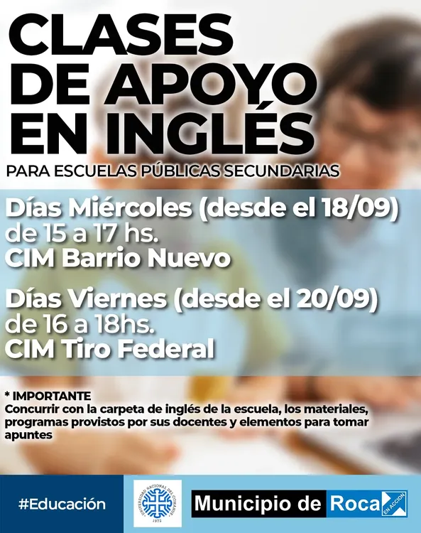 CLASES APOYO INGLES