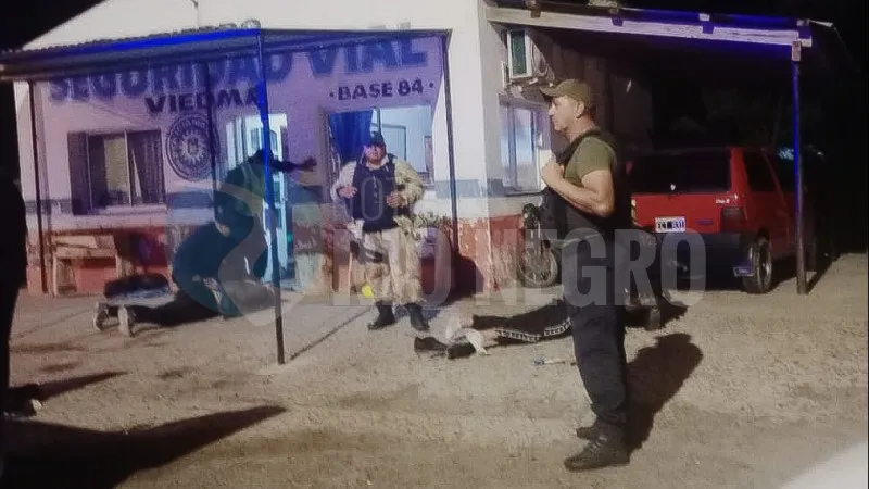 detenidos viedma CAMINERA