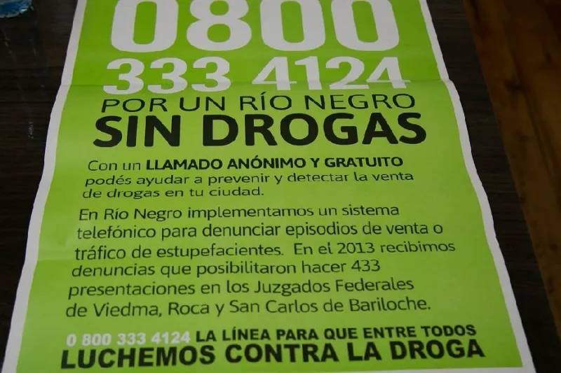 0800 droga telefono