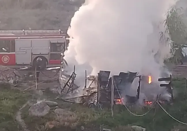 TOMA, SAN ROQUE, INCENDIO, CASILLA