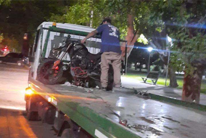 VIEDMA MOTO SECUESTRADA