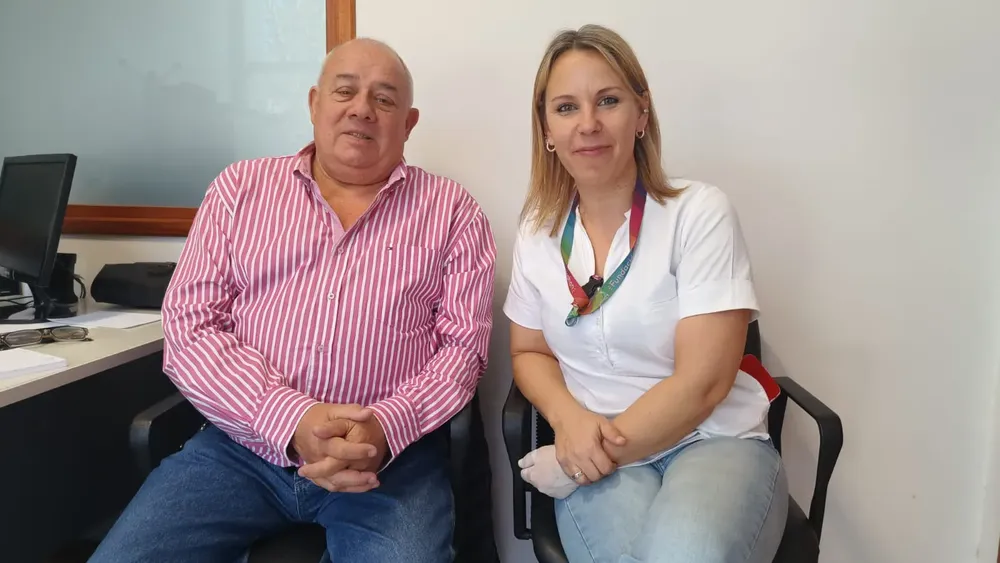 Marcelo Luna y Romina Elorza