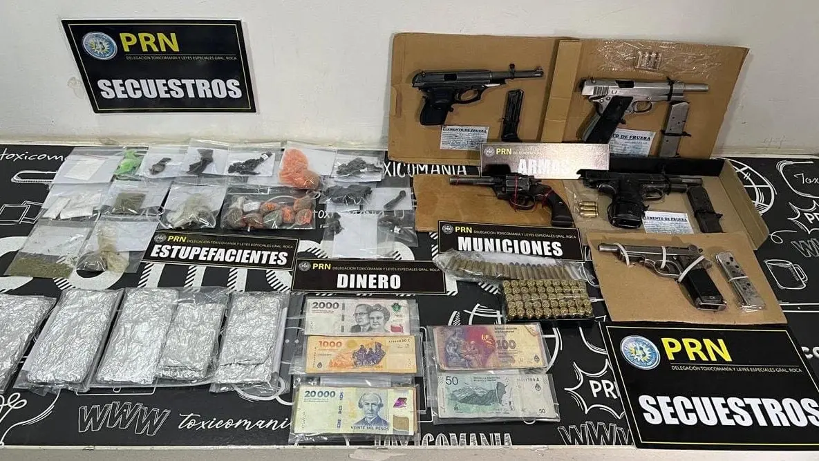 GENERAL ROCA DROGA ARMAS