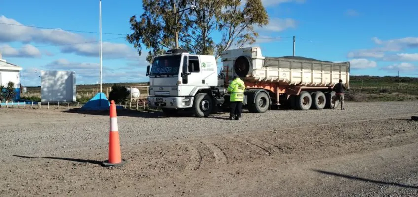 CAMION SECUESTRADO EN LA CUCHILLA