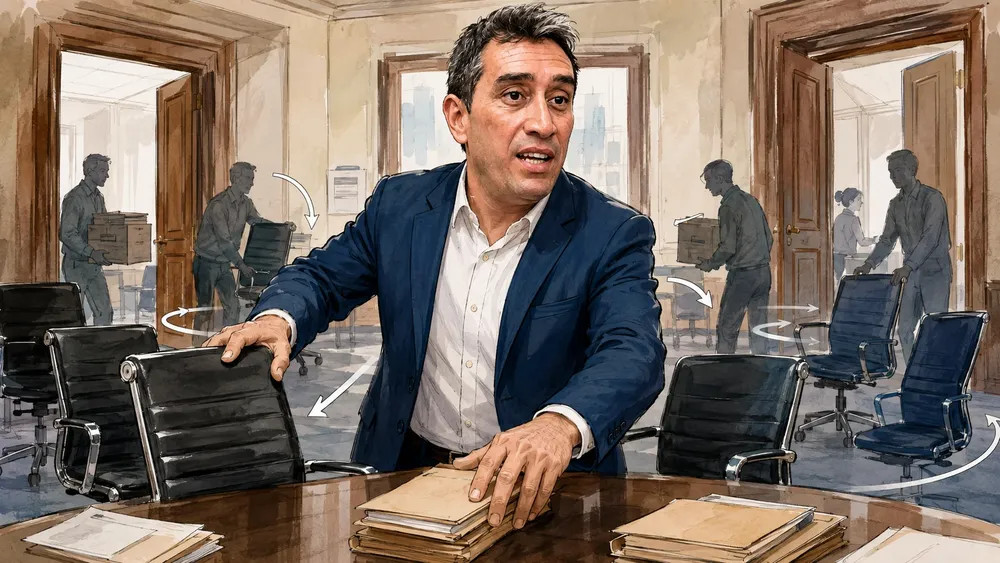 MARCOS CASTRO GABINETE CARICATURA