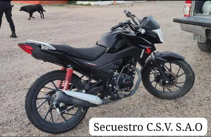 MOTO SECUESTRADA