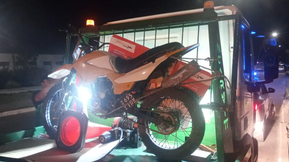 VIEDMA MOTO SECUESTRADA