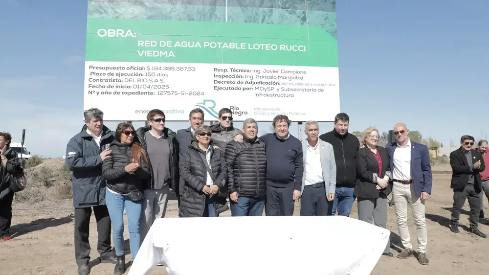 VIEDMA LOTEO CGT AGUA POTABLE