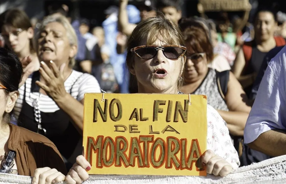 JUBILACION, MORATORIA
