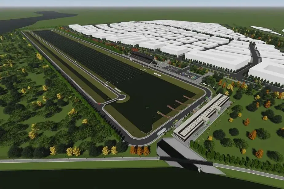 foto pista de canotaje