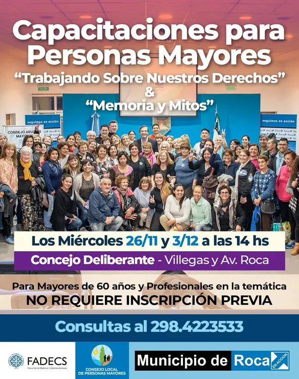 CAPACITACIONES PERSONAS MAYORES