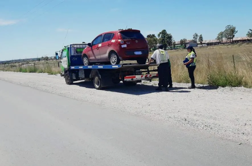 ALCOHOLEMIA POSITIVA, VIEDMA, SECUESTRO, VEHICULO