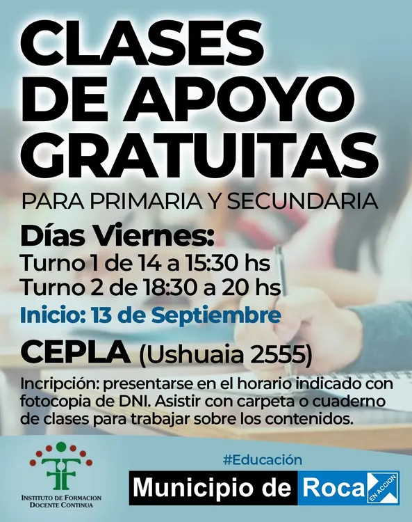 CLASES DE APOYO