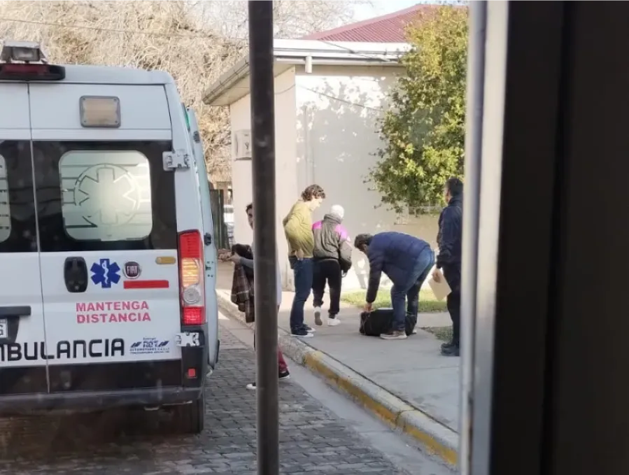 hospital zatti, incendio, internacion, autor