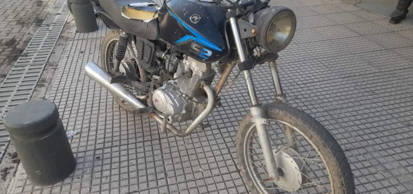 MOTO SECUESTRADA