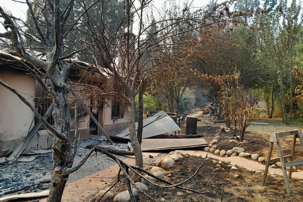 EL BOLSON, INCENDIO